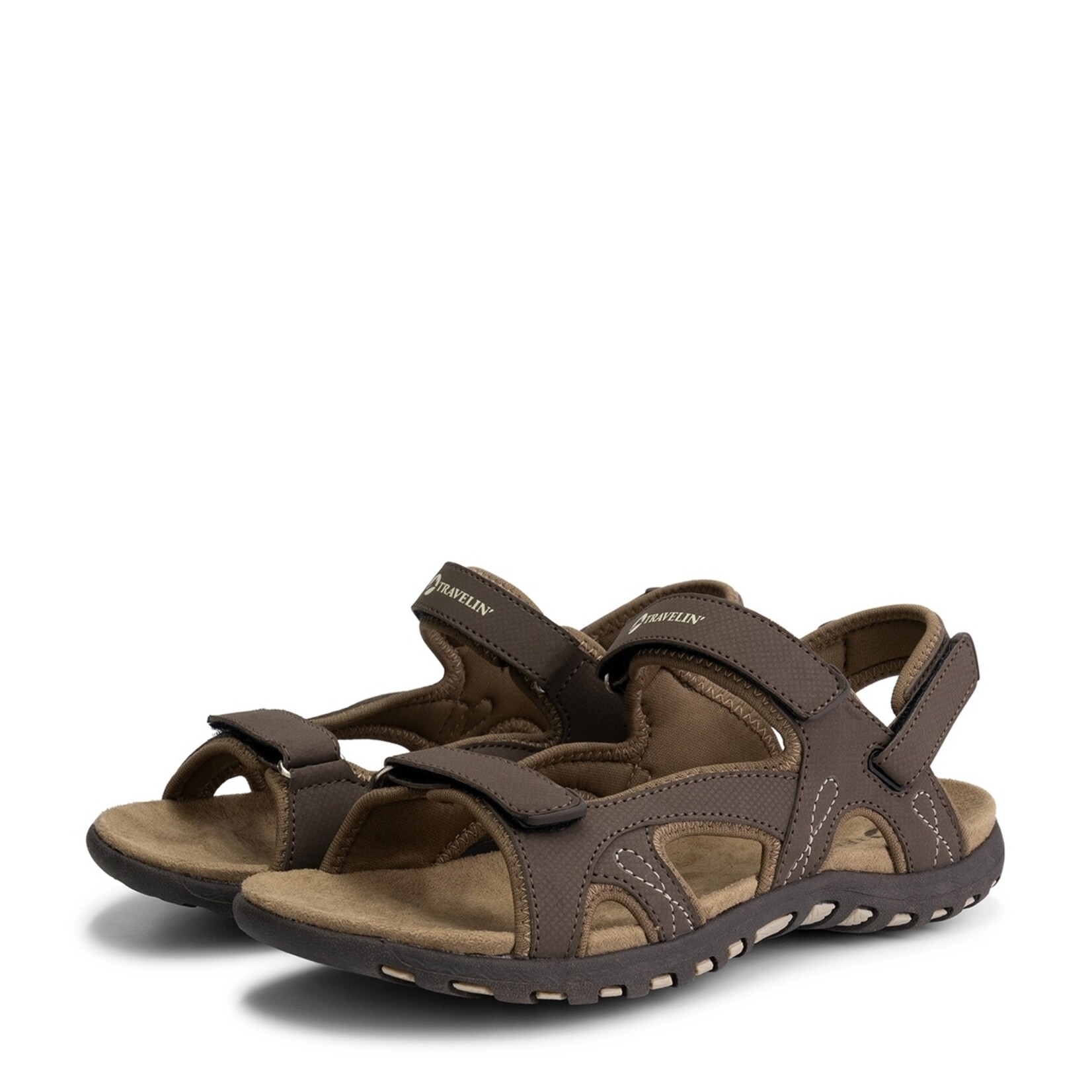 Travelin' Travelin’ Strijn Dames Wandelsandalen met Klittenband