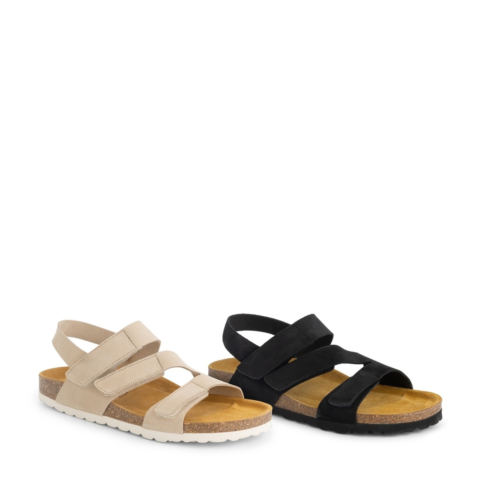 Travelin' Travelin’ Harvik Dames Sandalen van Suède met Memory Foam