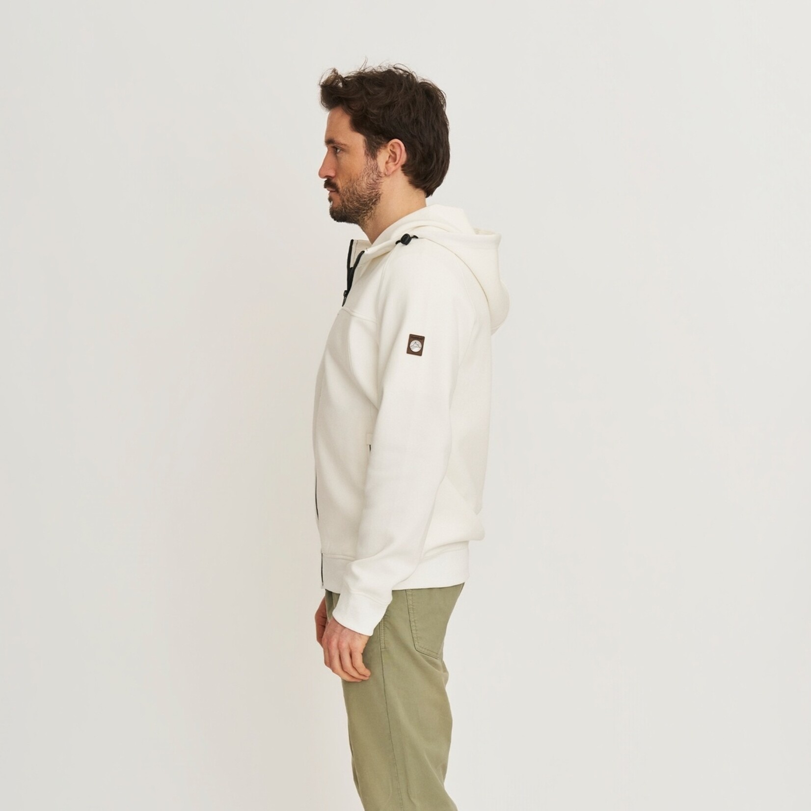Travelin' Travelin’ Stig Vest voor Heren – Zachte Cardigan met Capuchon