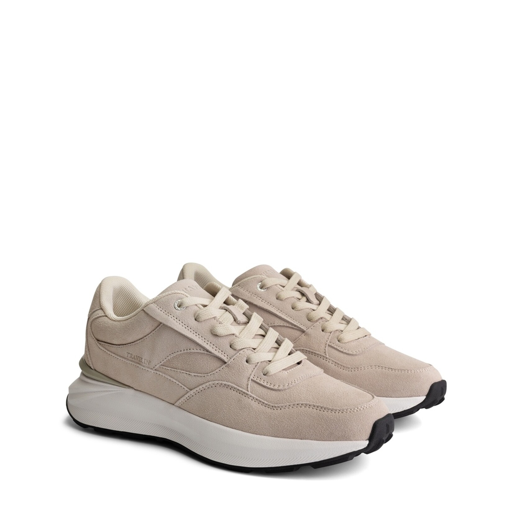 Travelin' Travelin’ Ramsgate Heren Wandelsneakers van Suède met Grip