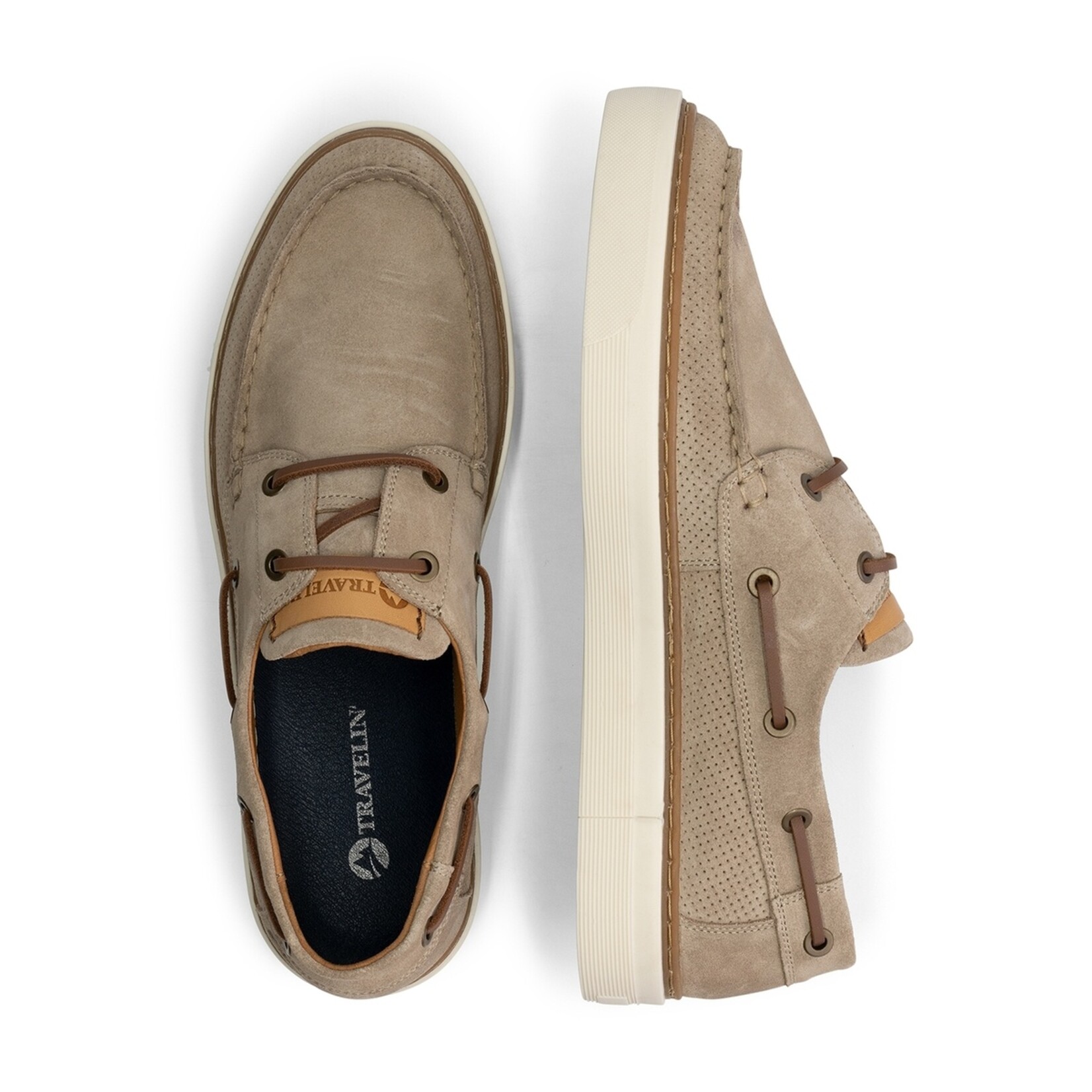 Travelin' Travelin’ Shipton Mocassin Sneakers voor Heren van Suède