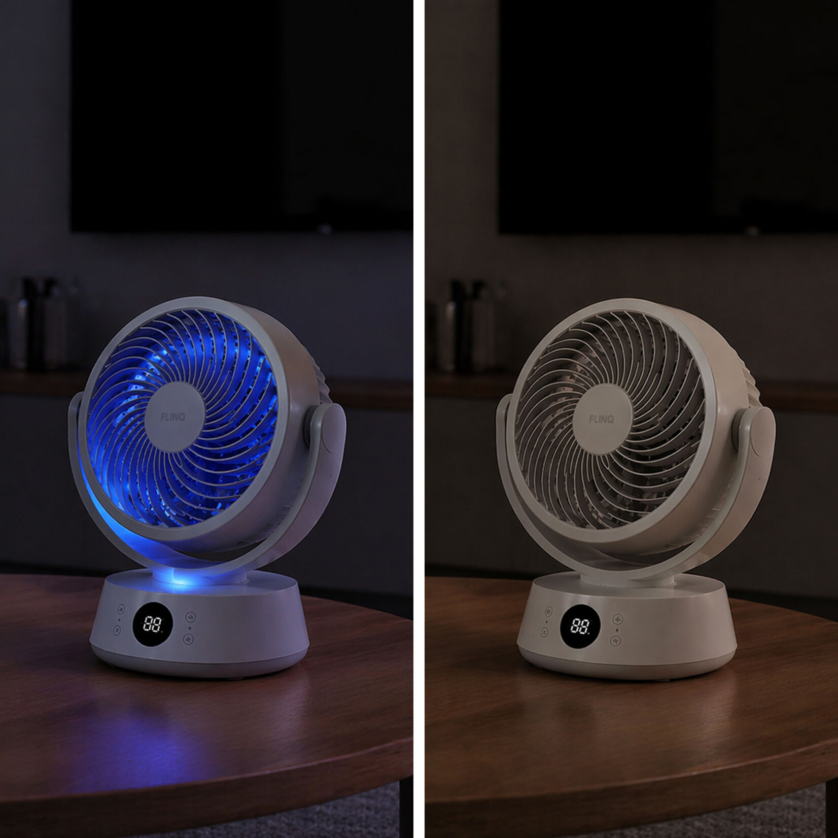 FlinQ FlinQ AirGlobe Tafelventilator met Oscillatie en Timer