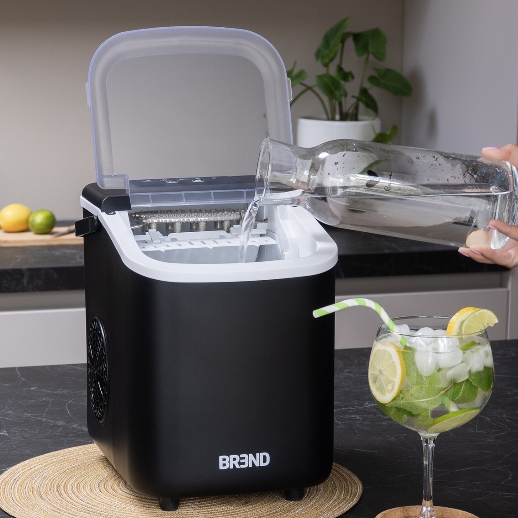 BREND BREND IJsblokjesmachine met Zelfreinigingsfunctie - 12 kg per Dag
