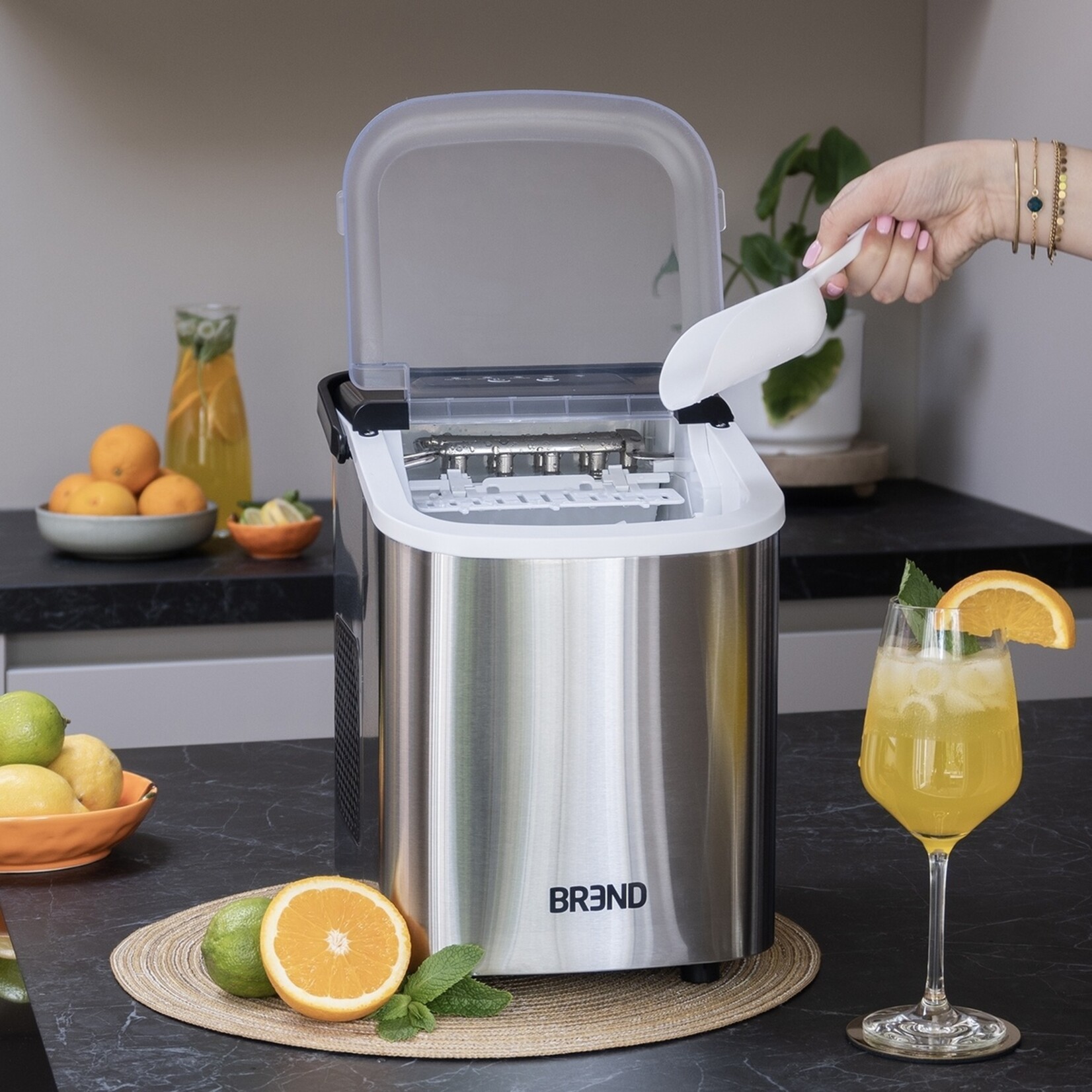 BREND BREND IJsblokjesmachine met Zelfreinigingsfunctie - 12 kg per Dag