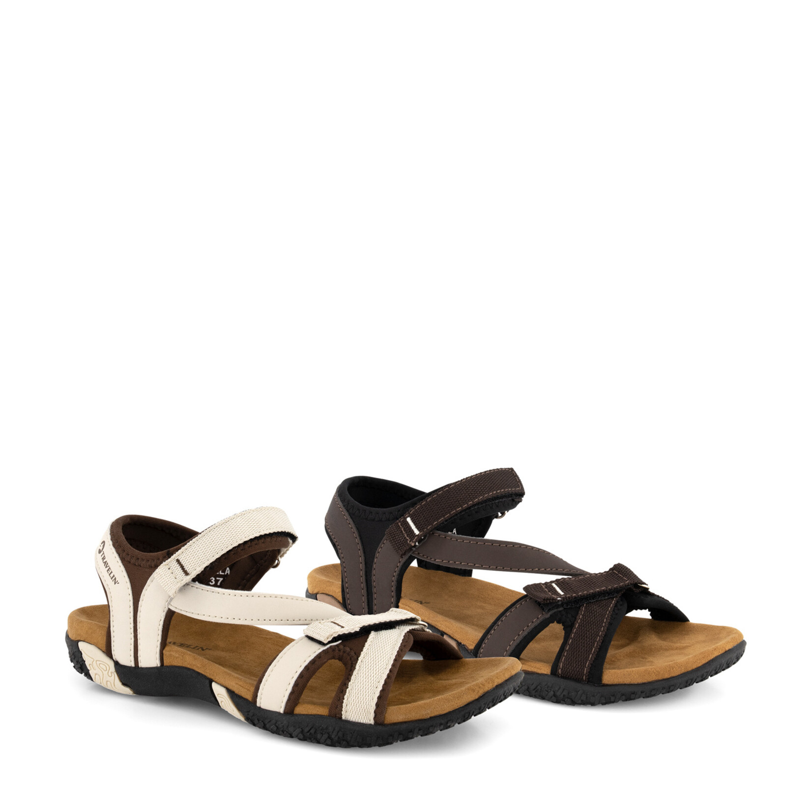 Travelin' Travelin' Hasle Wandelsandalen voor Dames met Grip en Demping