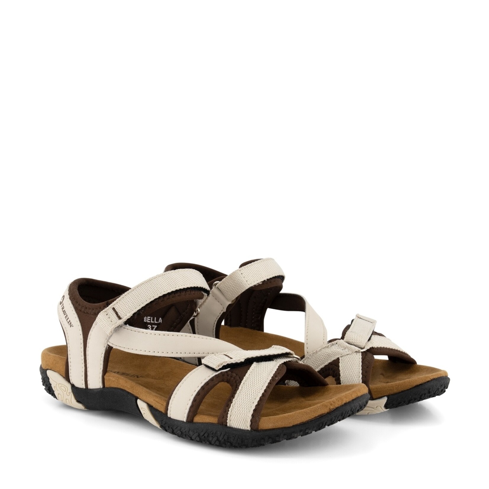 Travelin' Travelin' Hasle Wandelsandalen voor Dames met Grip en Demping