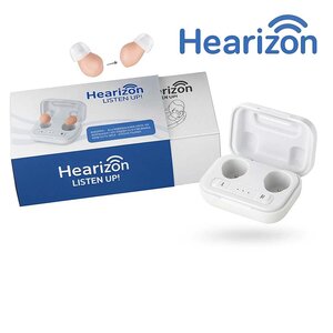 Hearizon Hearizon In-Ear Geluidsversterker met Oplaadcase - Tot 20 Uur