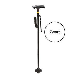 DR-HO's DR-HO'S Get Up & Go Wandelstok met LED en Alarm - Opvouwbaar