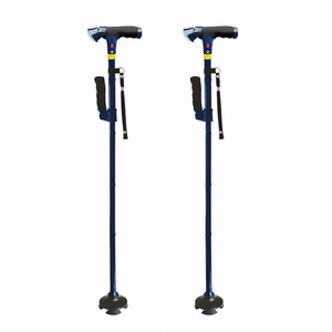 DR-HO's DR-HO'S Get Up & Go Wandelstok met LED en Alarm - Opvouwbaar