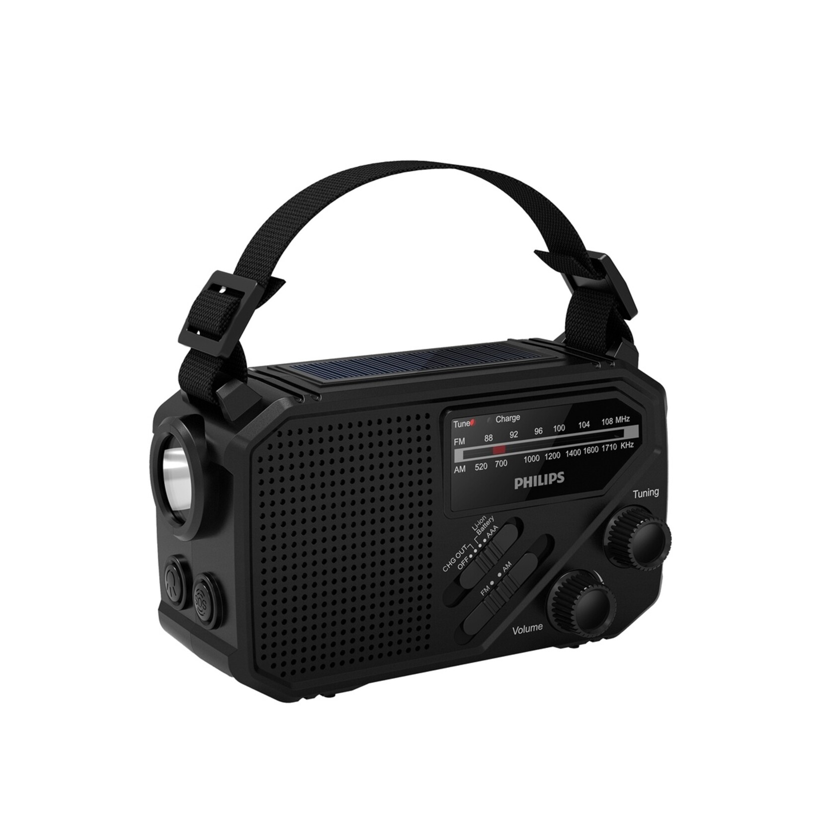 Philips Philips Noodradio met AM/FM Radio en Zaklamp