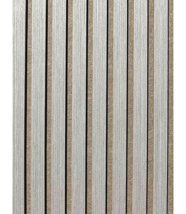 Akoestische Panelen hout licht eiken beige met bruin vilt