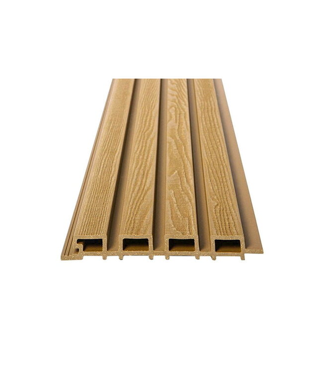 Kunststof Gevelbekleding Composiet – Rabatdeel Rhombus Eiken Bruin