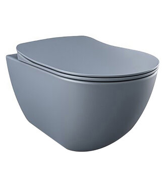 Creavit ophang Wc randloos - Mat Basalt