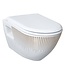 Design ophang Wc - Wit Goud
