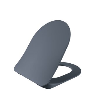 Creavit Wc bril - Soft close + Quick release + Scharnieren - Mat Basalt