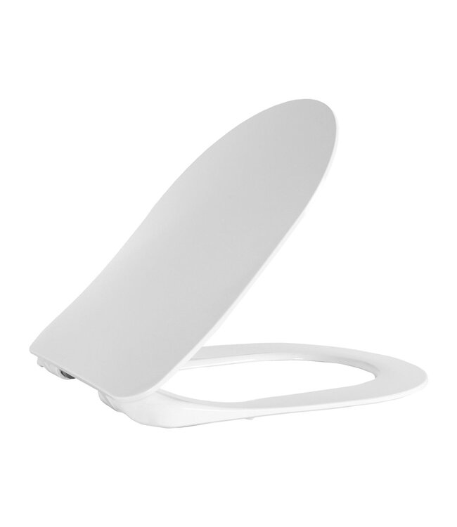 Wc bril - Soft close + Quick release + Scharnieren - Koel grijs