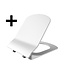 Design ophang Wc randloos met Bidet  - Wit