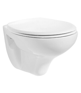 Creavit ophang Wc  met Bidet - Wit