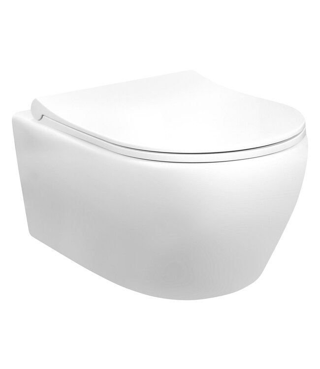 design ophang Wc - Mat Wit