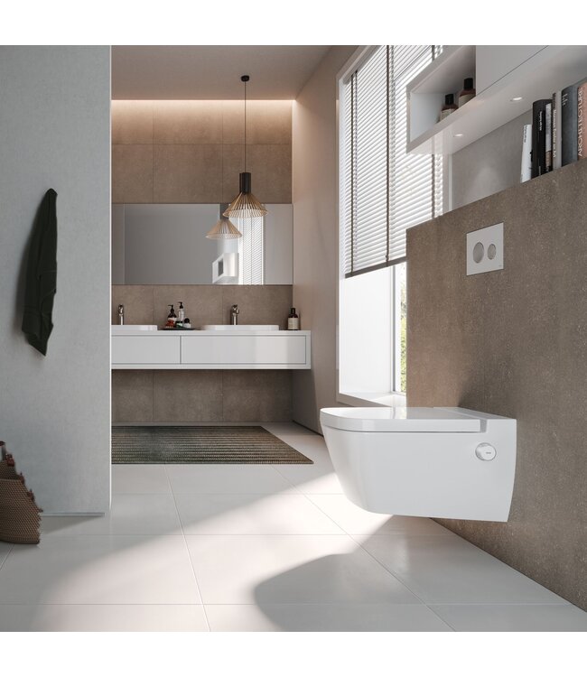 BelgAqua douche wc Wit