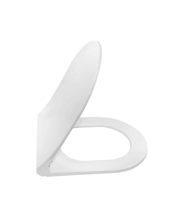 Wc bril - Soft close + Quick release - Mat wit