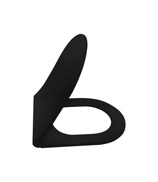 Wc bril - Soft close + Quick release - Mat zwart