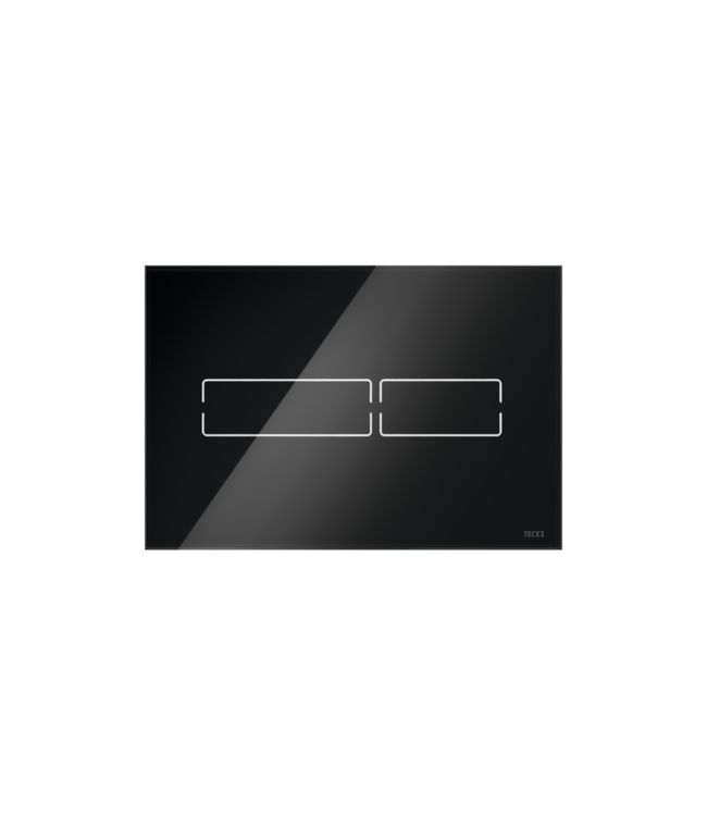 Lux Mini touch elektrische Wc-bedieningsplaat - Glas