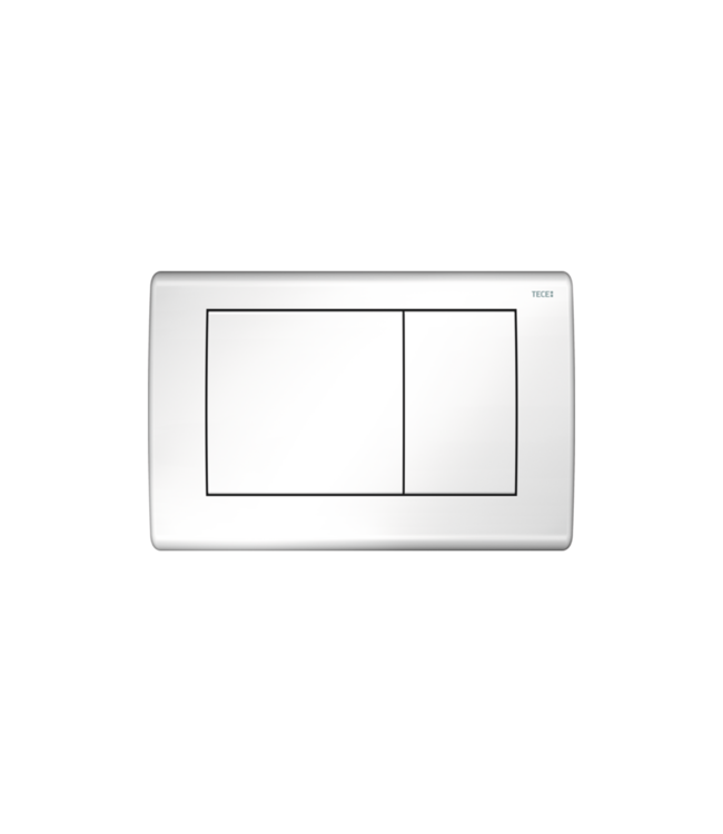 Planus Plus - Wc bedieningsplaat Duospoel