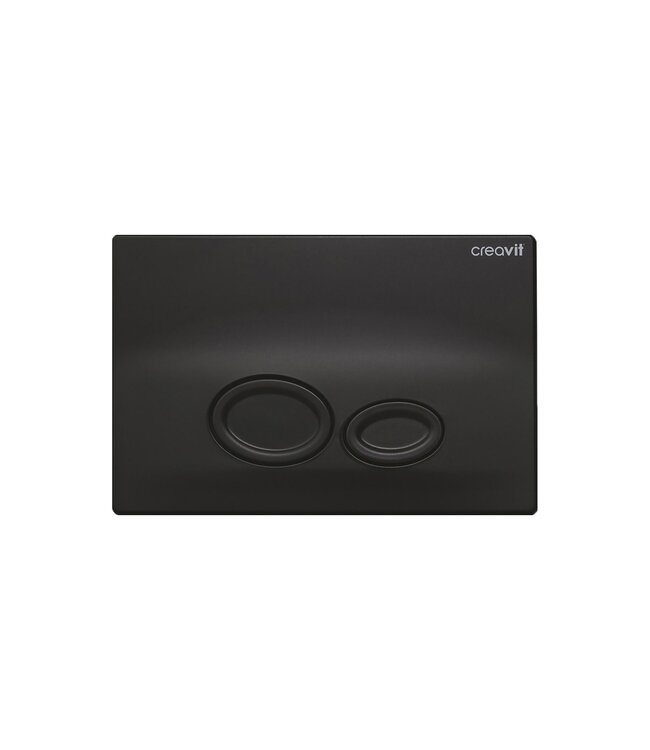 Elegant - Wc bedieningsplaat Duospoel