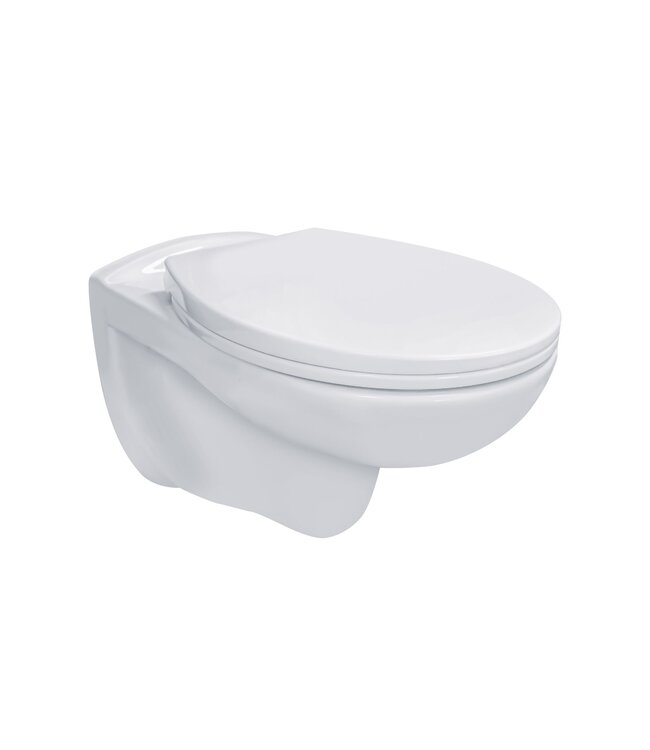 Pro pack wc kit - randloos Wc + Softclose zitting Wit