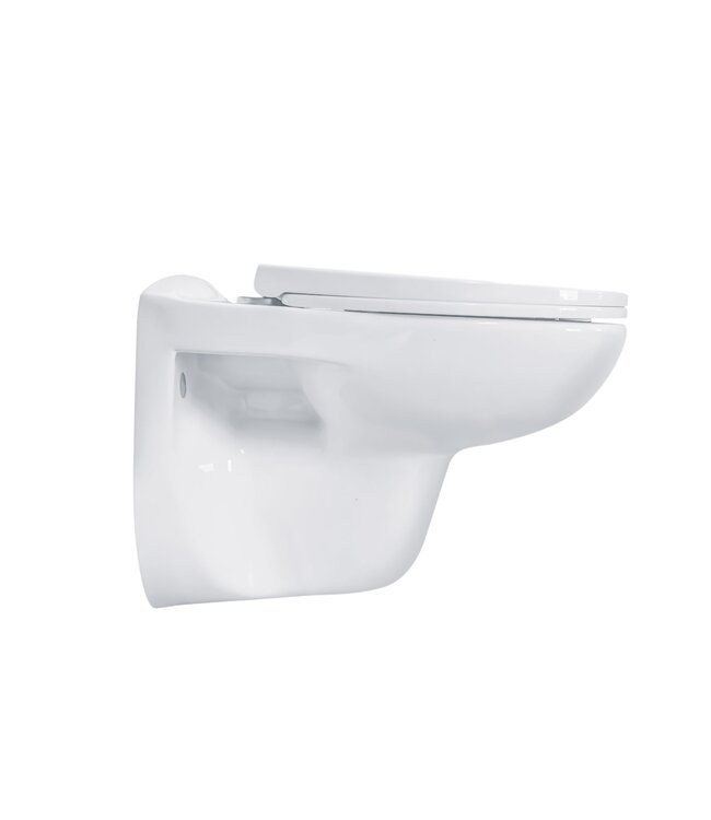 Pro pack wc kit - randloos Wc + Softclose zitting Wit