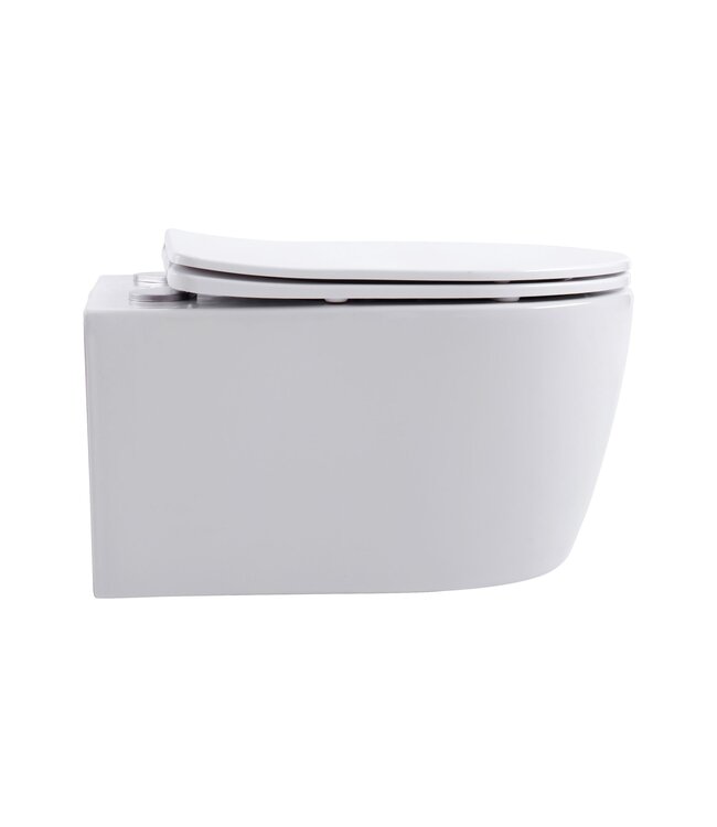 Pro pack Luxe  wc kit - randloos Wc + Softclose zitting Wit