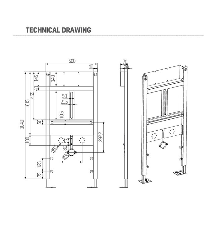 inbouwelement voor urinoir