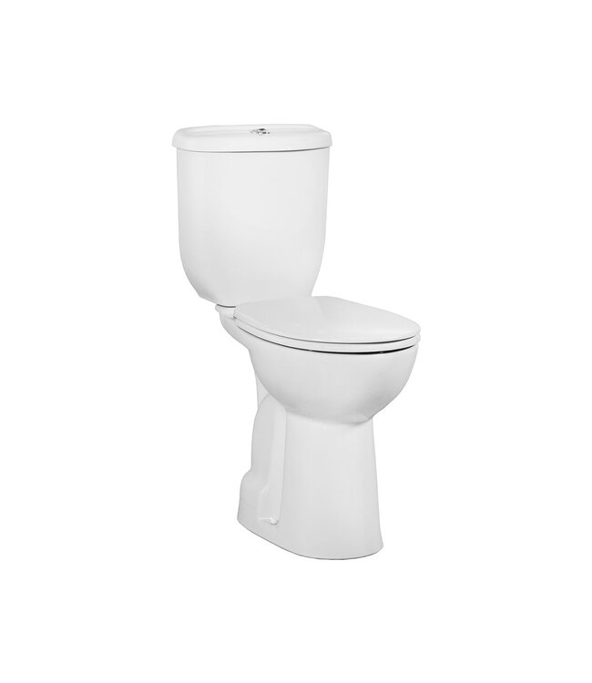 Hoogstaand Wc onderpot - Met bidet - sTrap - Wit