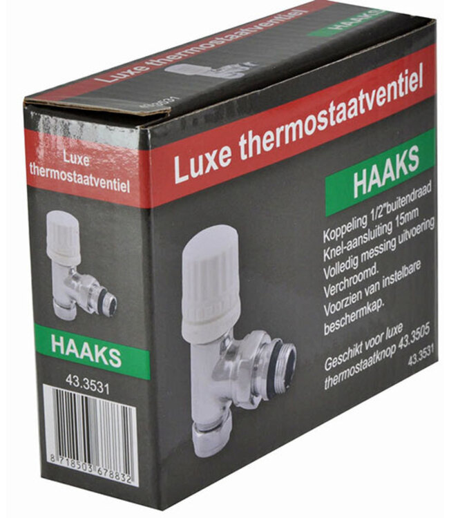 luxe therm.voorber.vent.1/2''x15 (M22) knel haaks chroom
