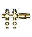 Isorad Thermostatisch Multi blok set - Goud - 15 / 16 mm