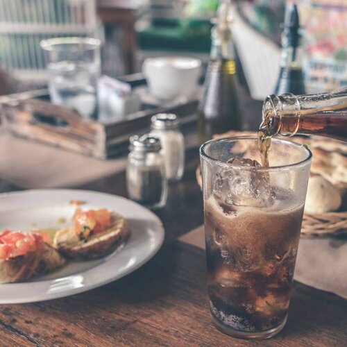 Glutenfreies Erfrischungsgetränk