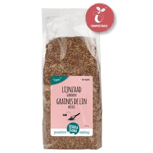 TerraSana Roh Leinsamen Geschrotet Bio - Glutenfrei TerraSana Roh Leinsamen Geschrotet Bio - Glutenfrei