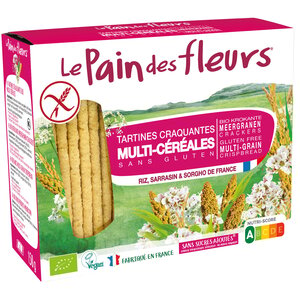 Le Pain des Fleurs Knusprige Mehrkorn-Cracker Bio - Glutenfrei