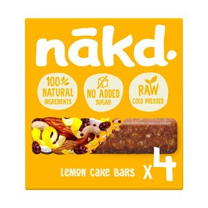 Nakd Lemon Cake Bar 4-er Pack - Glutenfrei Nakd Lemon Cake Bar 4-er Pack - Glutenfrei