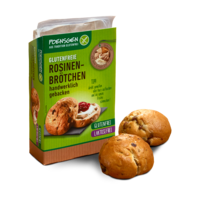 Glutenfreie Rosinenbrötchen 2 Stück.