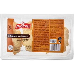Proceli Schoko-Croissants 4 Stück - Glutenfrei Proceli Schoko-Croissants 4 Stück - Glutenfrei