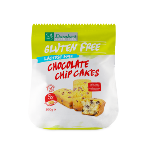 Damhert Schokoladenkuchen mit Schokostückchen - Glutenfrei. Damhert Schokoladenkuchen mit Schokostückchen - Glutenfrei.