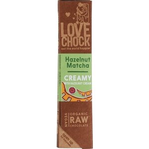 Lovechock RAW Schokolade Haselnuss Matcha Bio - Glutenfrei Lovechock RAW Schokolade Haselnuss Matcha Bio - Glutenfrei