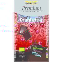 71% Reine Bio-Schokolade Cranberry - Glutenfrei