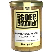 Vegane und biologische Erbsensuppe - Glutenfrei