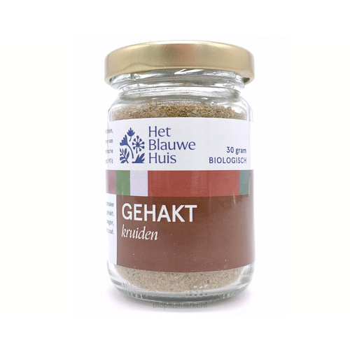 Het Blauwe Huis Hackfleischgewürz Bio 30 Gramm - Glutenfrei Het Blauwe Huis Hackfleischgewürz Bio 30 Gramm - Glutenfrei