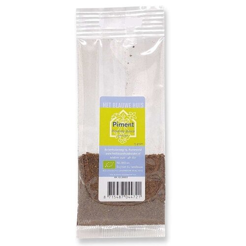 Het Blauwe Huis Piment Gemahlen Bio 15 Gramm - Glutenfrei