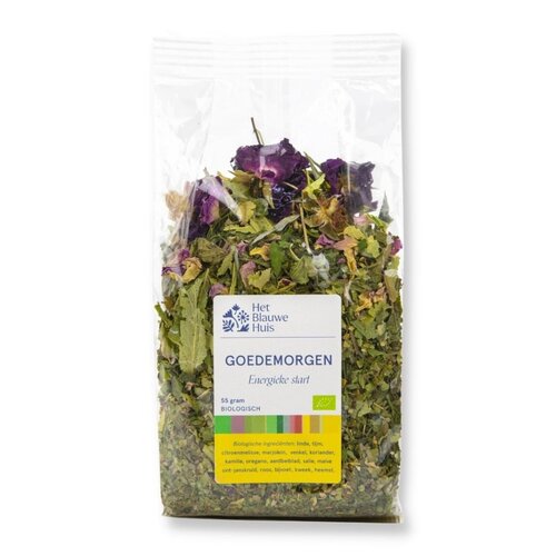 Het Blauwe Huis Guten Morgen Kräutertee Bio 55 Gramm - Glutenfrei Het Blauwe Huis Guten Morgen Kräutertee Bio 55 Gramm - Glutenfrei