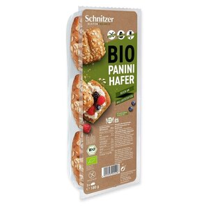 Schnitzer Panini Aktive Hafer (Haferbrötchen) Bio - Glutenfrei
